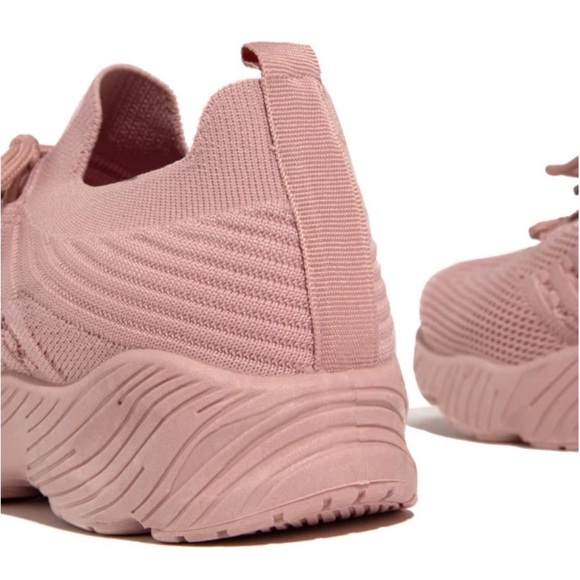 Dusty Rose Slip On Comfy Athleisure Sneakers - Picture 5 of 11